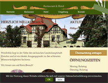 Tablet Screenshot of laubenschloesschen.de